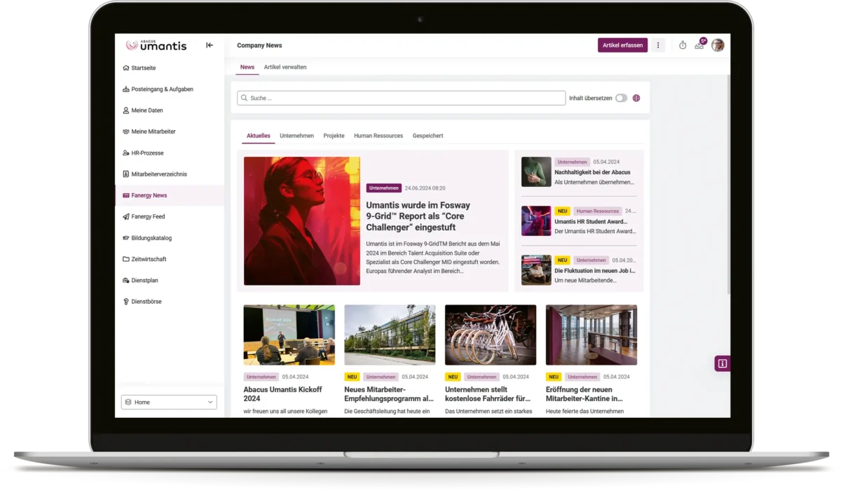 Umantis Mitarbeiterkommunikation